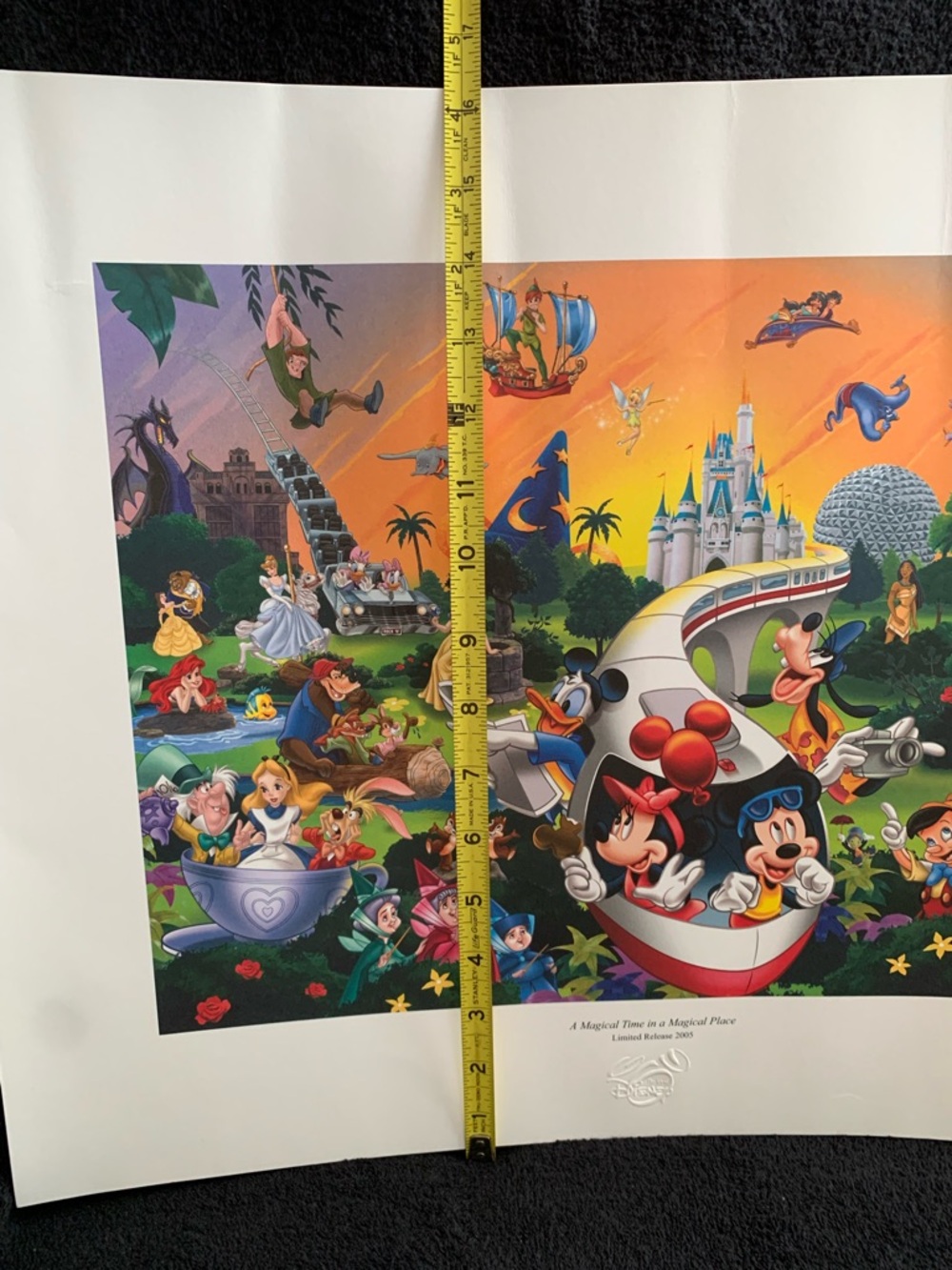2005 Limited Release Disney Lithograph with Various Characters - Picture 10 of 12